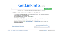 Tablet Screenshot of getlinkinfo.com